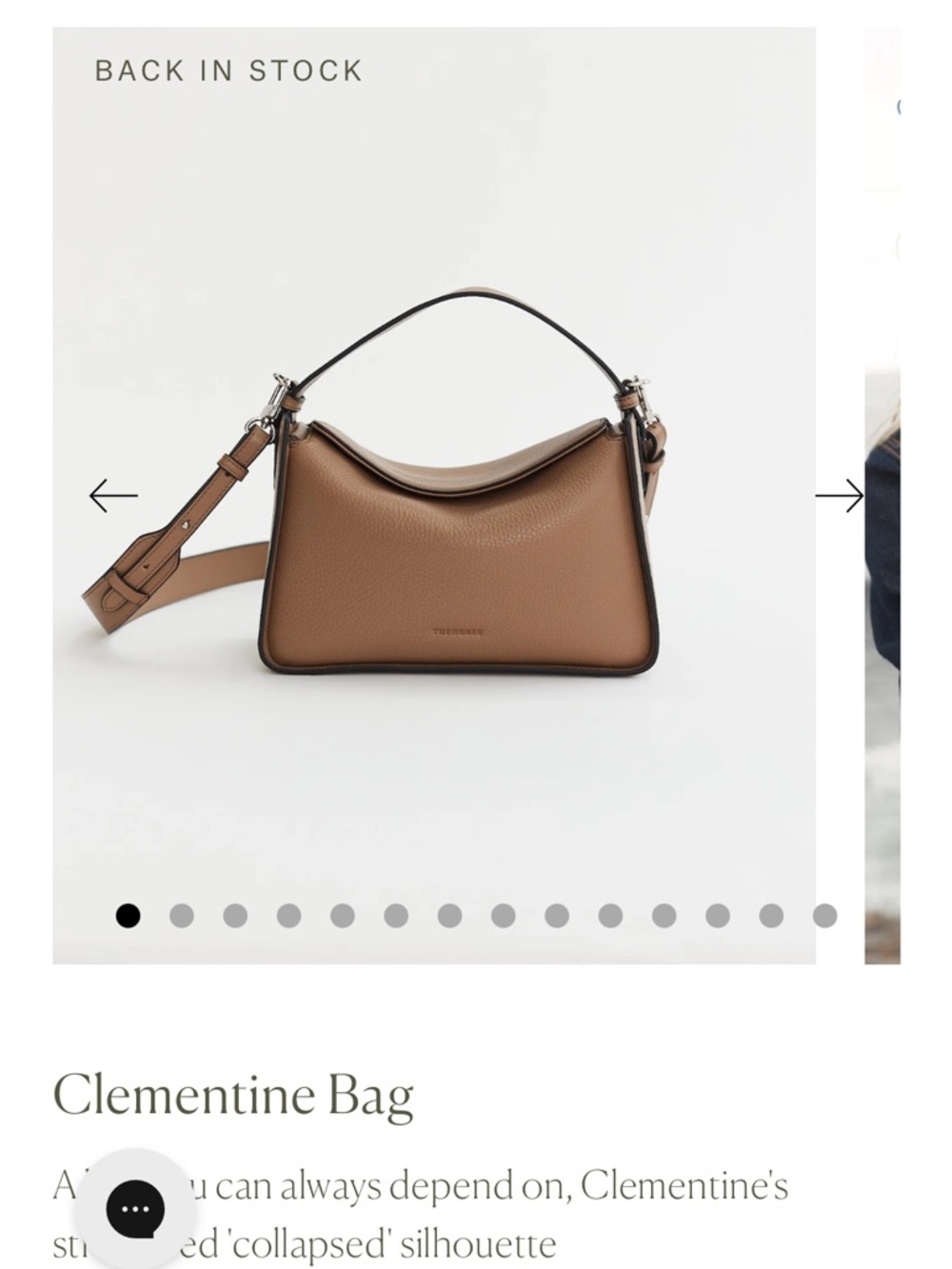 Clementine Shoulder Bag in Brown